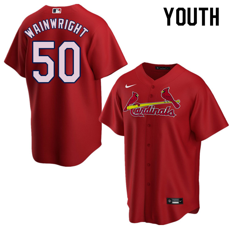 Nike Youth #50 Adam Wainwright St.Louis Cardinals Baseball Jerseys Sale-Red